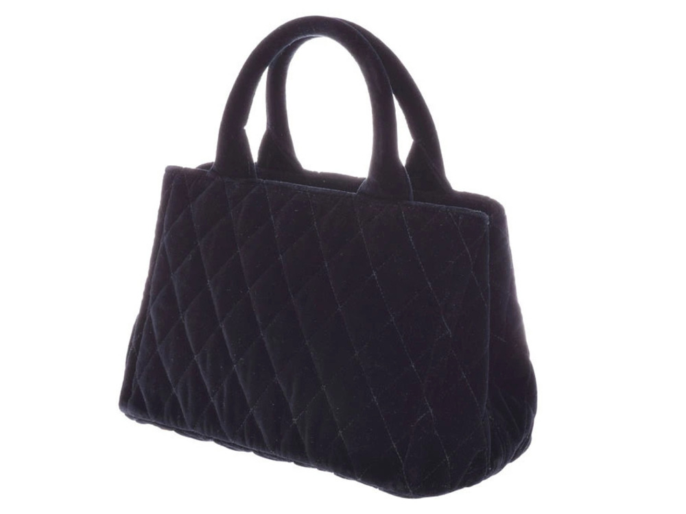 Prada handbag strap black velvet card